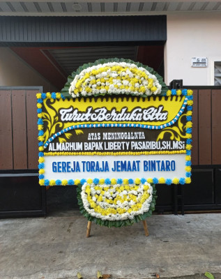 Papan Bunga Duka di Plaosan